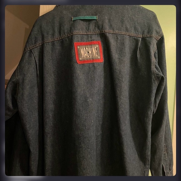 Multicolor Patchwork Denim Jacket - Picture 3 of 4